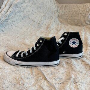 Black Converse All Star High Top Size 7.5 Women's